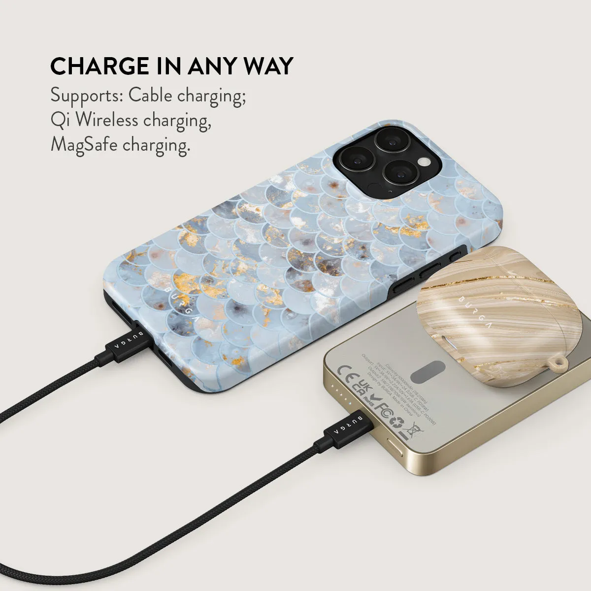 Mermaid Skin - Magnetic Power Bank