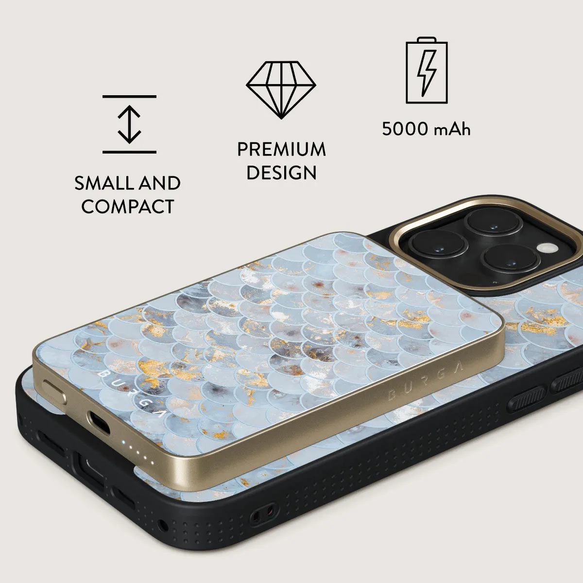 Mermaid Skin - Magnetic Power Bank