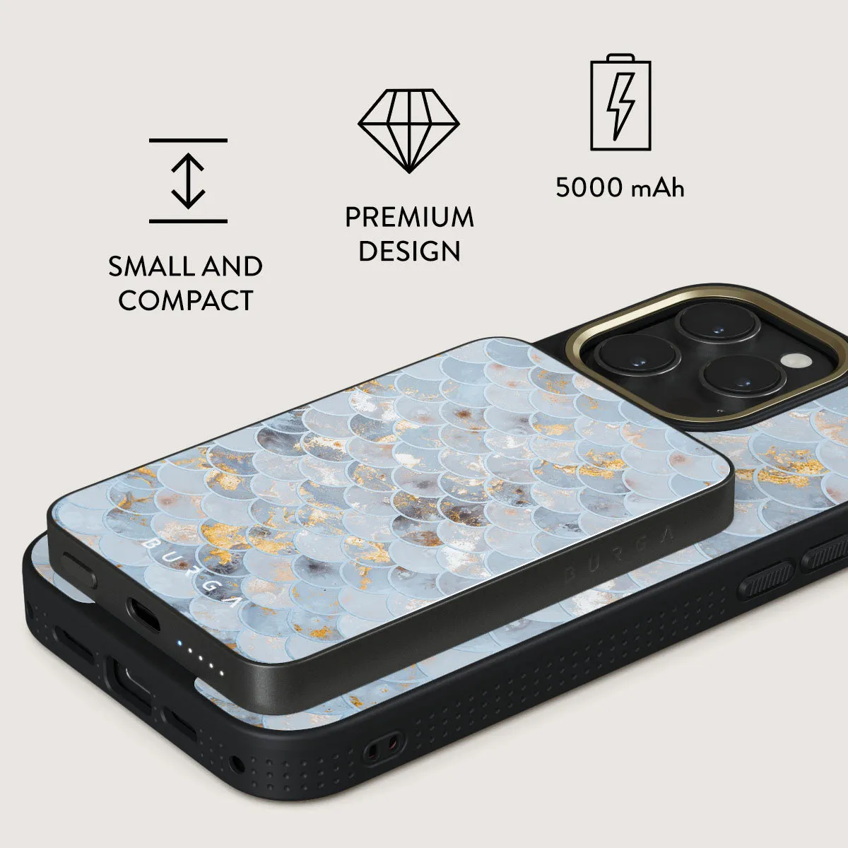 Mermaid Skin - Magnetic Power Bank