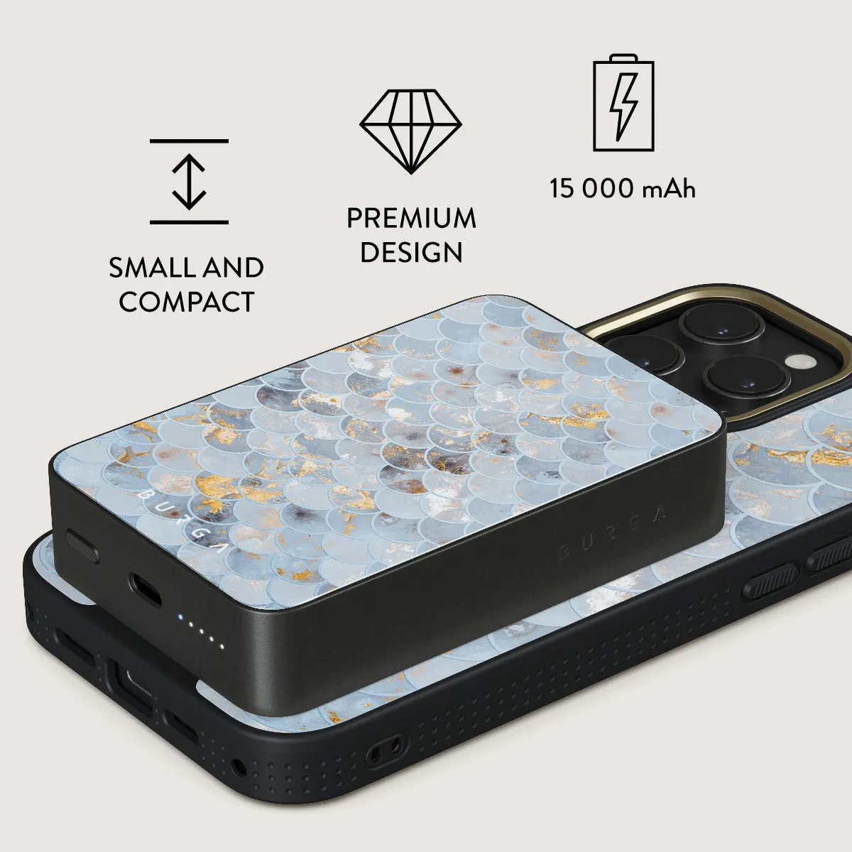 Mermaid Skin - Magnetic Power Bank
