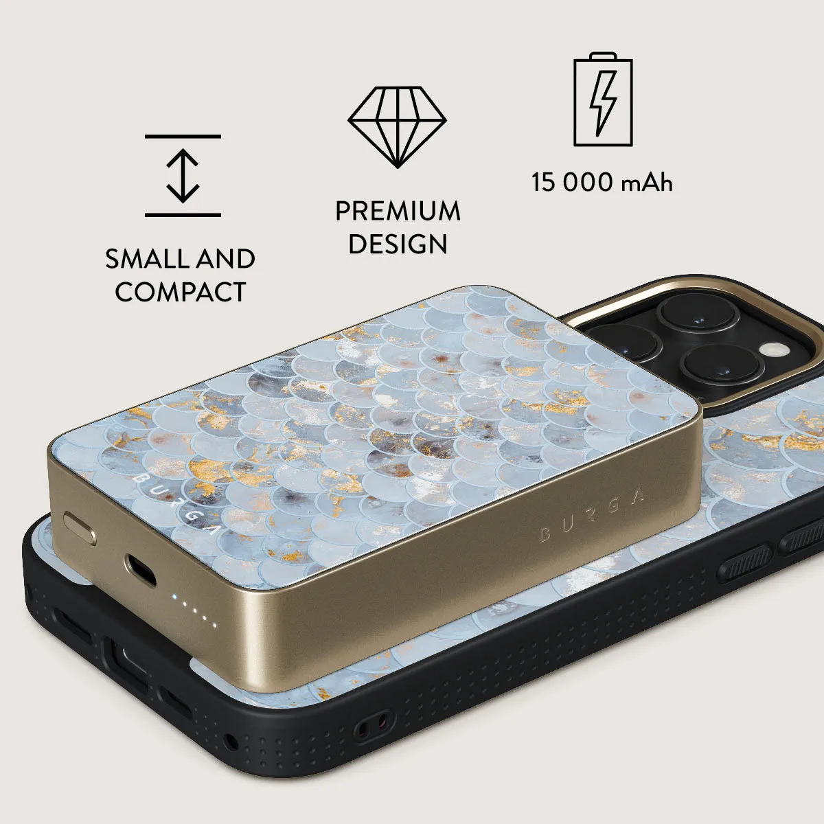 Mermaid Skin - Magnetic Power Bank