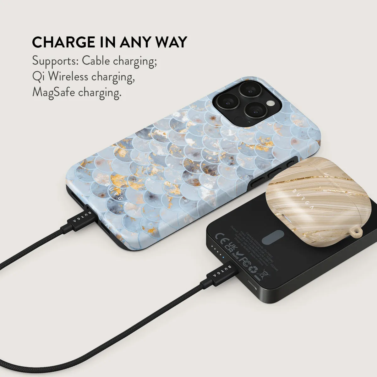 Mermaid Skin - Magnetic Power Bank