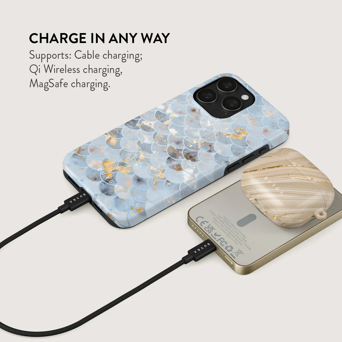 Mermaid Skin - Magnetic Power Bank