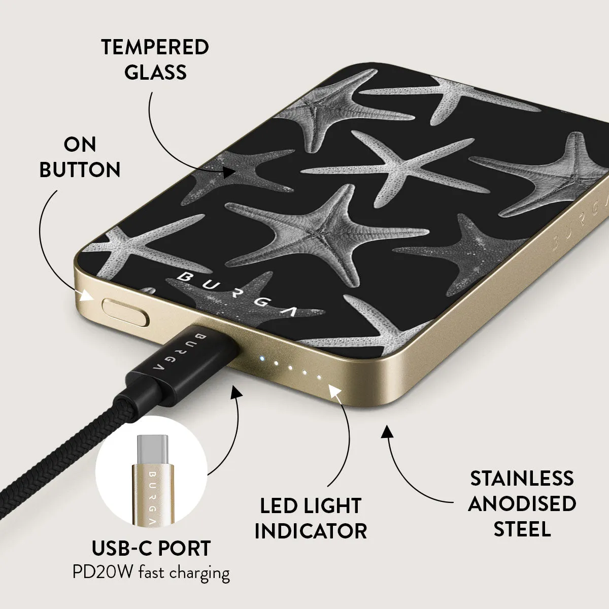 Midnight Ocean - Magnetic Power Bank