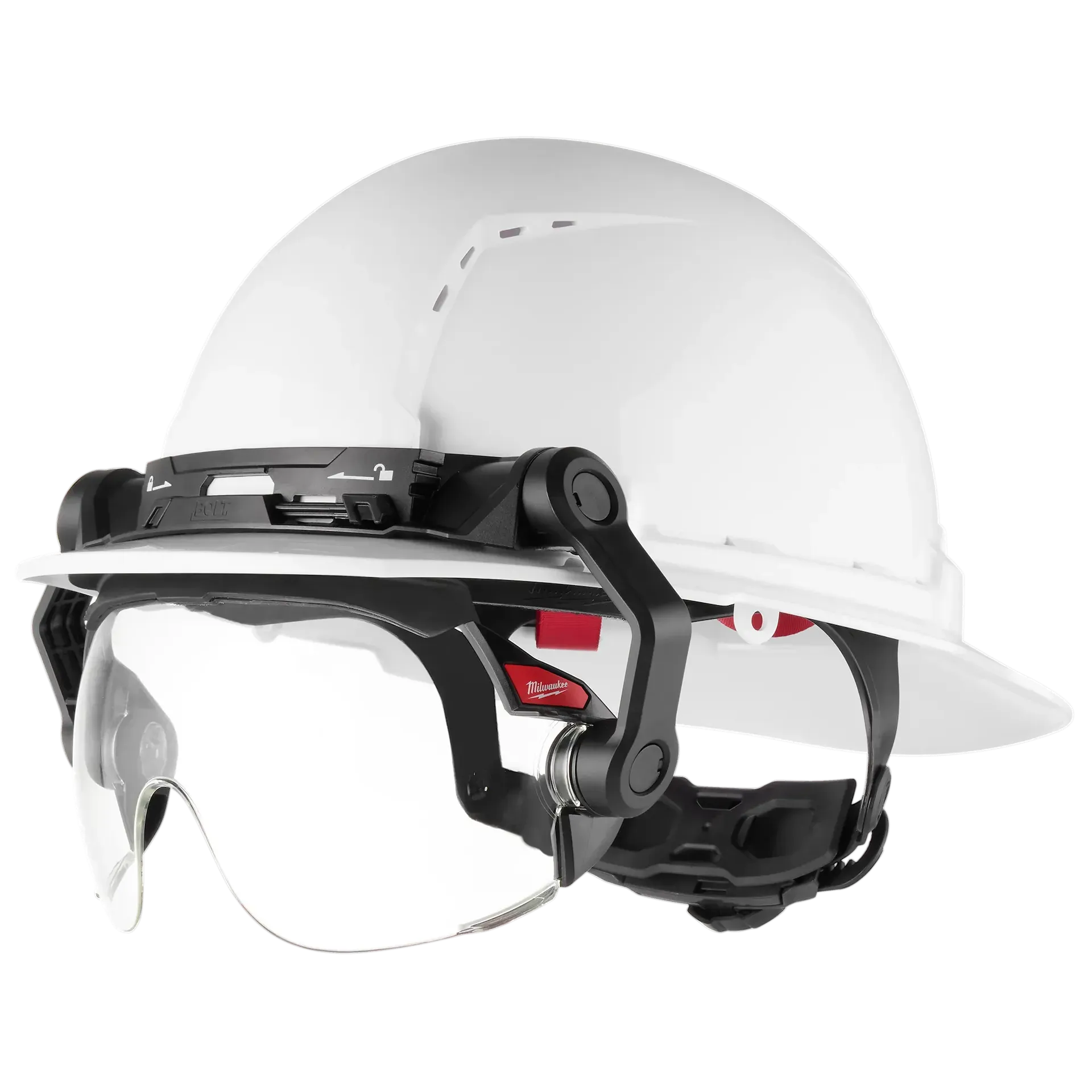 MILWAUKEE BOLT™ Gasketed Eye Visor - Dual Coat Lens (Compatible w/ BOLT™ Safety Helmets & BOLT™ Hard Hats)