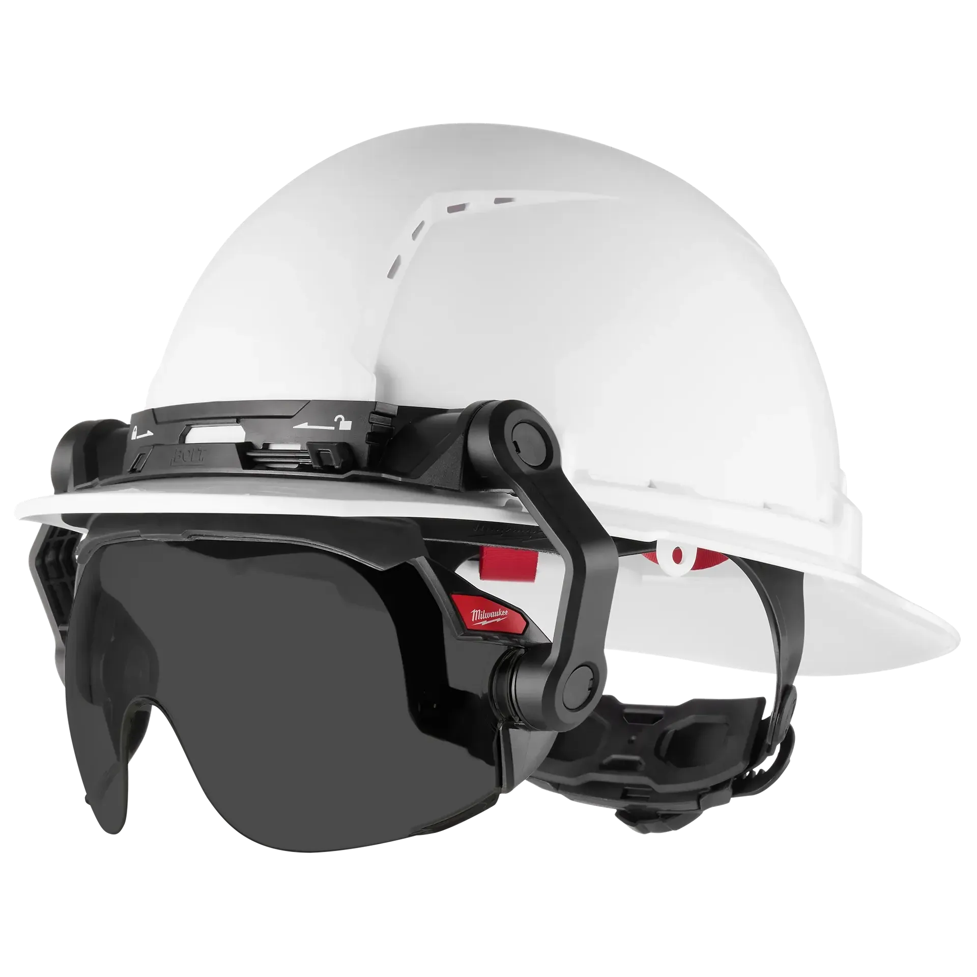 MILWAUKEE BOLT™ Gasketed Eye Visor - Dual Coat Lens (Compatible w/ BOLT™ Safety Helmets & BOLT™ Hard Hats)