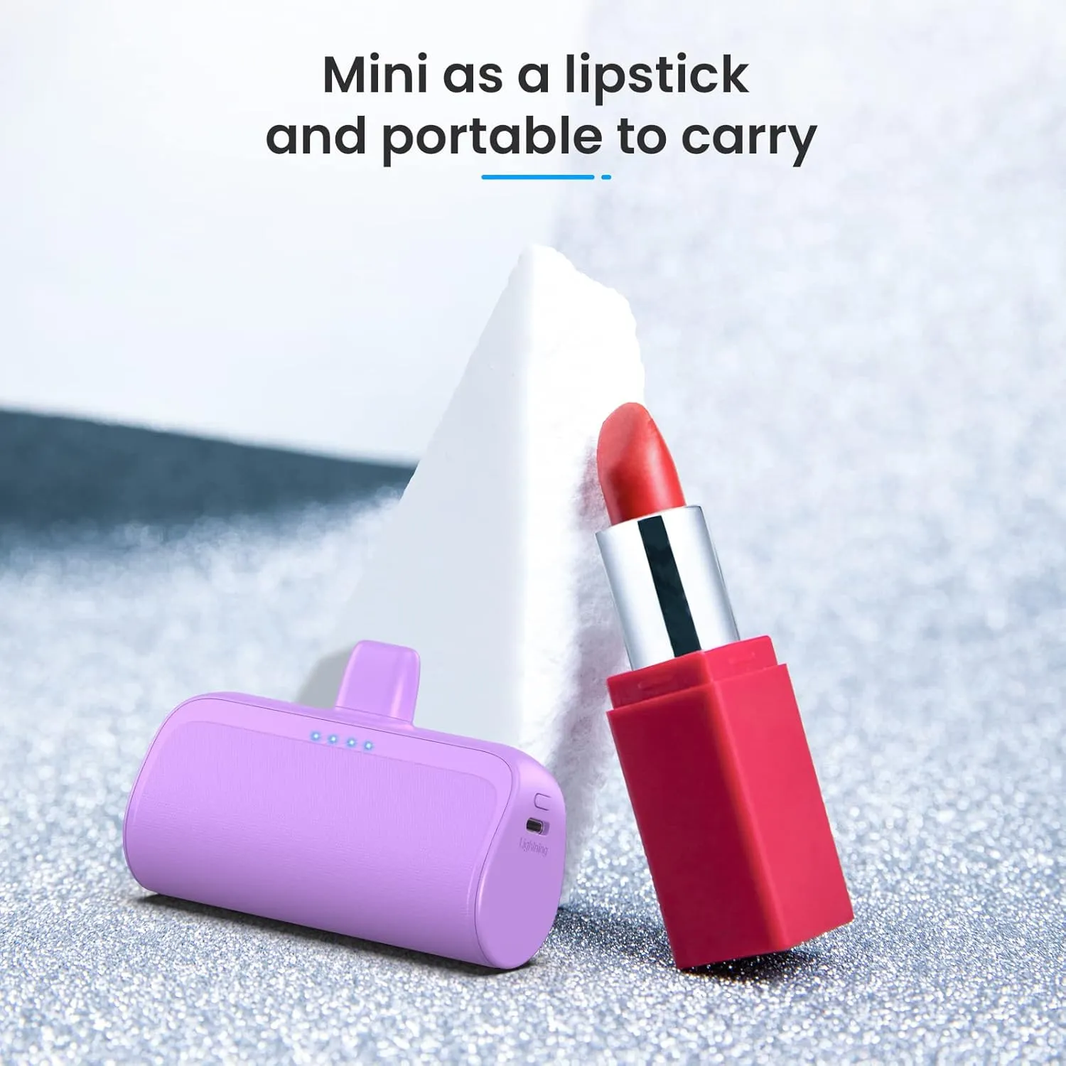 Mini Portable Charger Power Bank for iPhone,5200mAh Portable Phone Charger,Compact PD Fast Charging Battery Pack Compatible with iPhone 14/14 Plus/Pro Max/13/12/12 Mini/11/XS/XR/X/8/7/6