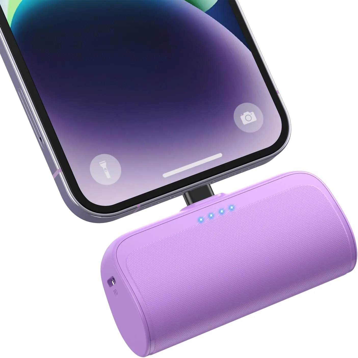 Mini Portable Charger Power Bank for iPhone,5200mAh Portable Phone Charger,Compact PD Fast Charging Battery Pack Compatible with iPhone 14/14 Plus/Pro Max/13/12/12 Mini/11/XS/XR/X/8/7/6