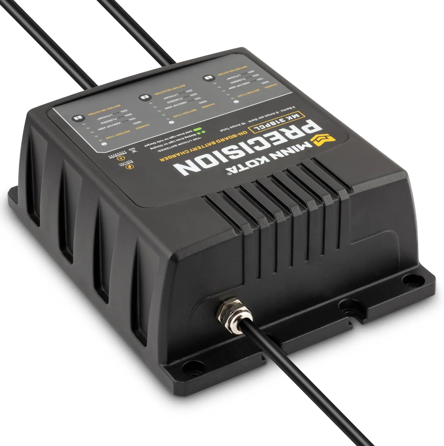 Minn Kota MK-318PCL On-Board Precision Battery Charger - 3 Bank x 6 Amp