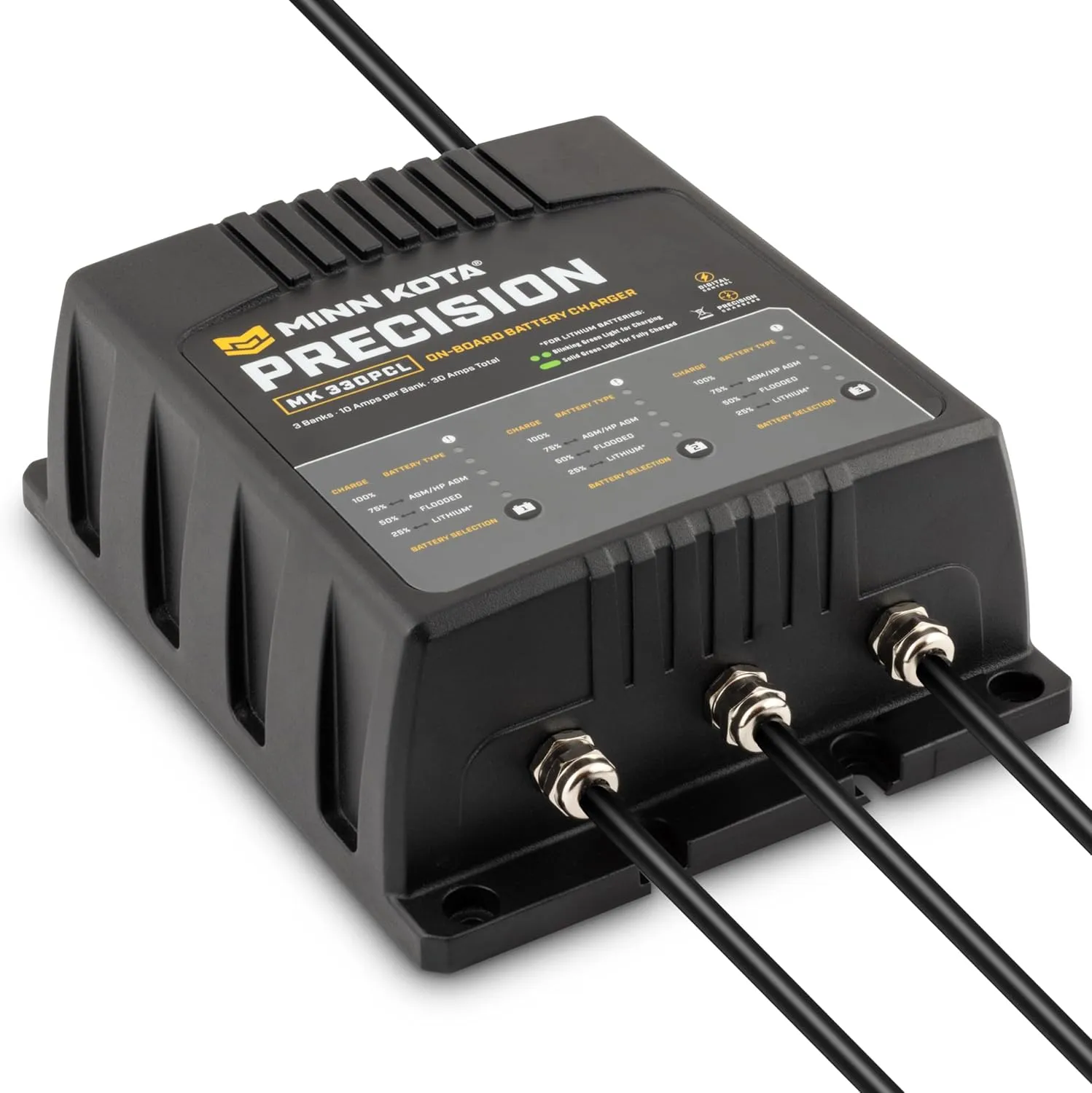 Minn Kota Precision Charger MK 330 PCL - 3 Bank x 10 amps