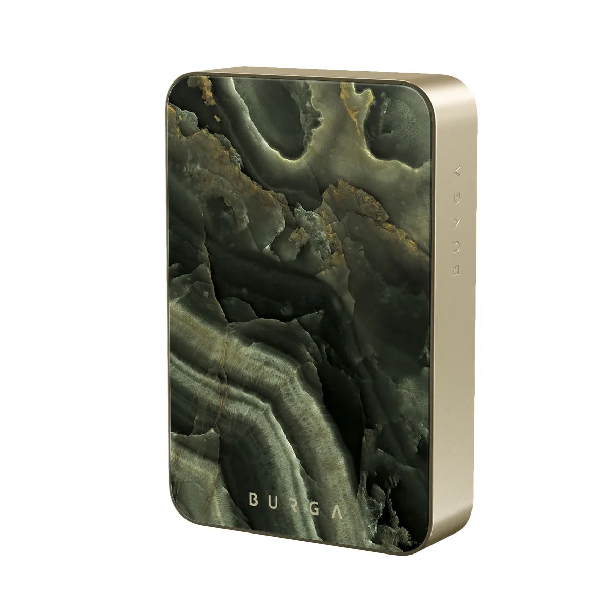 Misty Forest - Green Marble Magnetic Power Bank