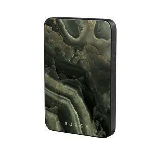 Misty Forest - Green Marble Magnetic Power Bank
