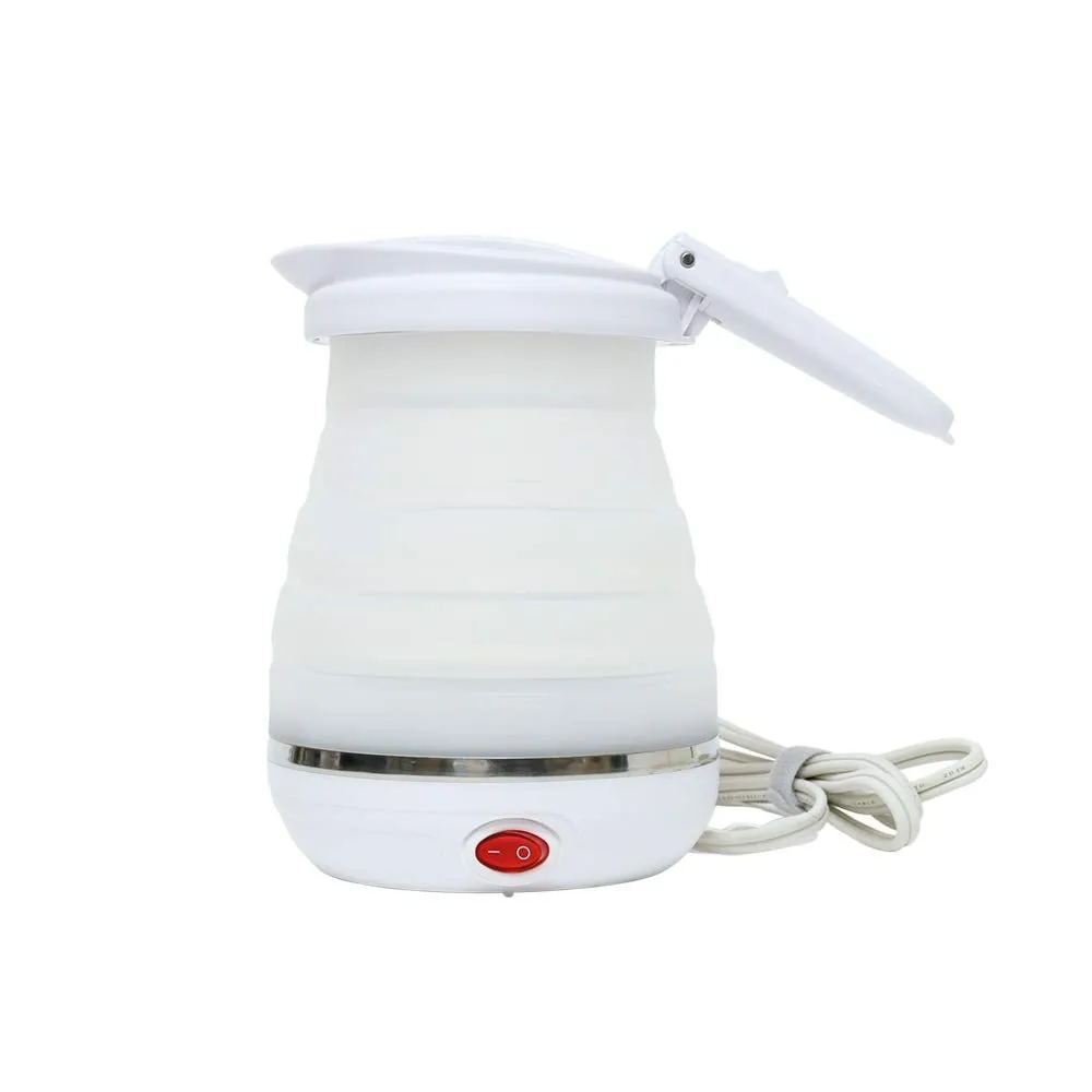 Miyoshi Collapsible Electric Kettle White 800ml for 2-3 persons MBE-TK03/WH