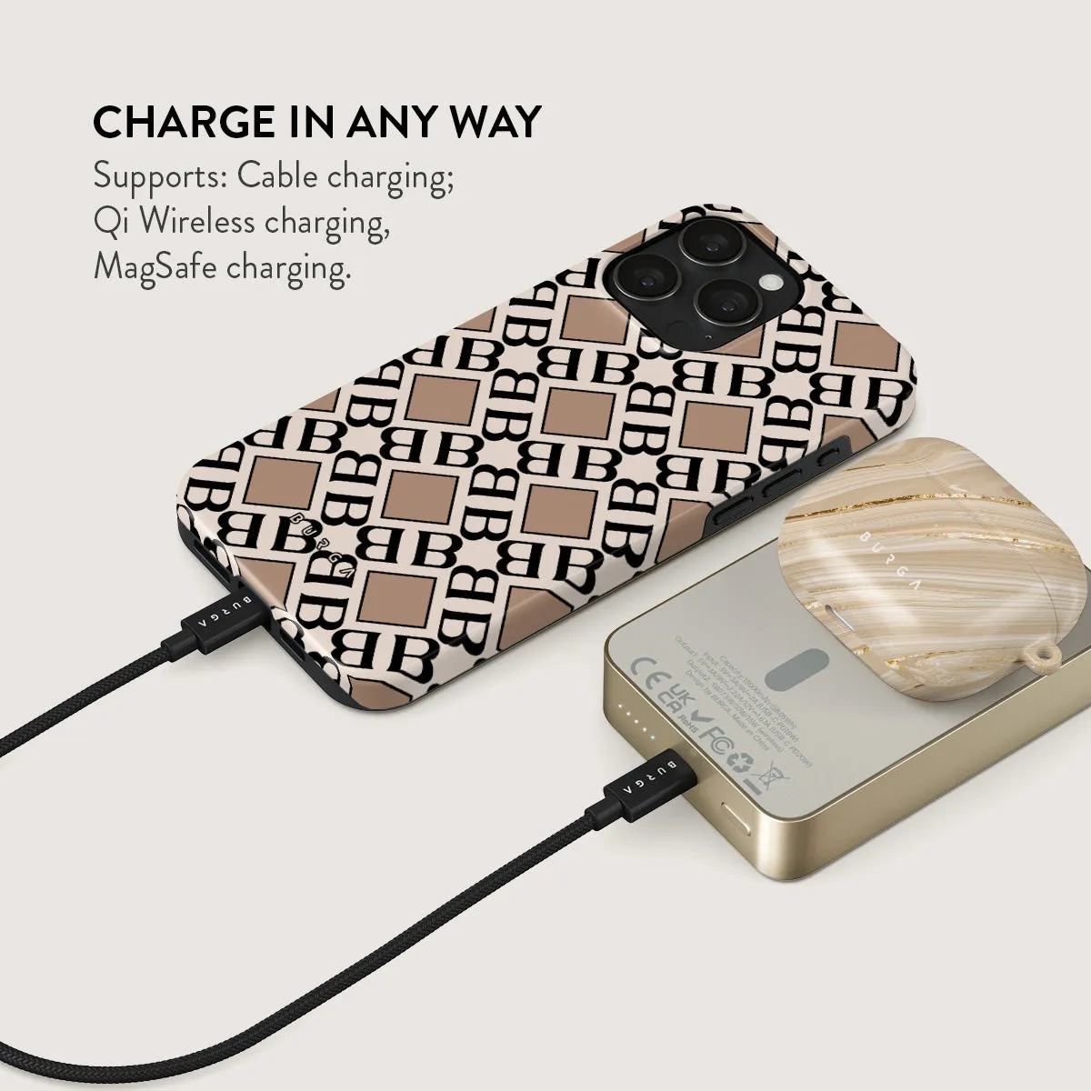 Monogram - Magnetic Power Bank