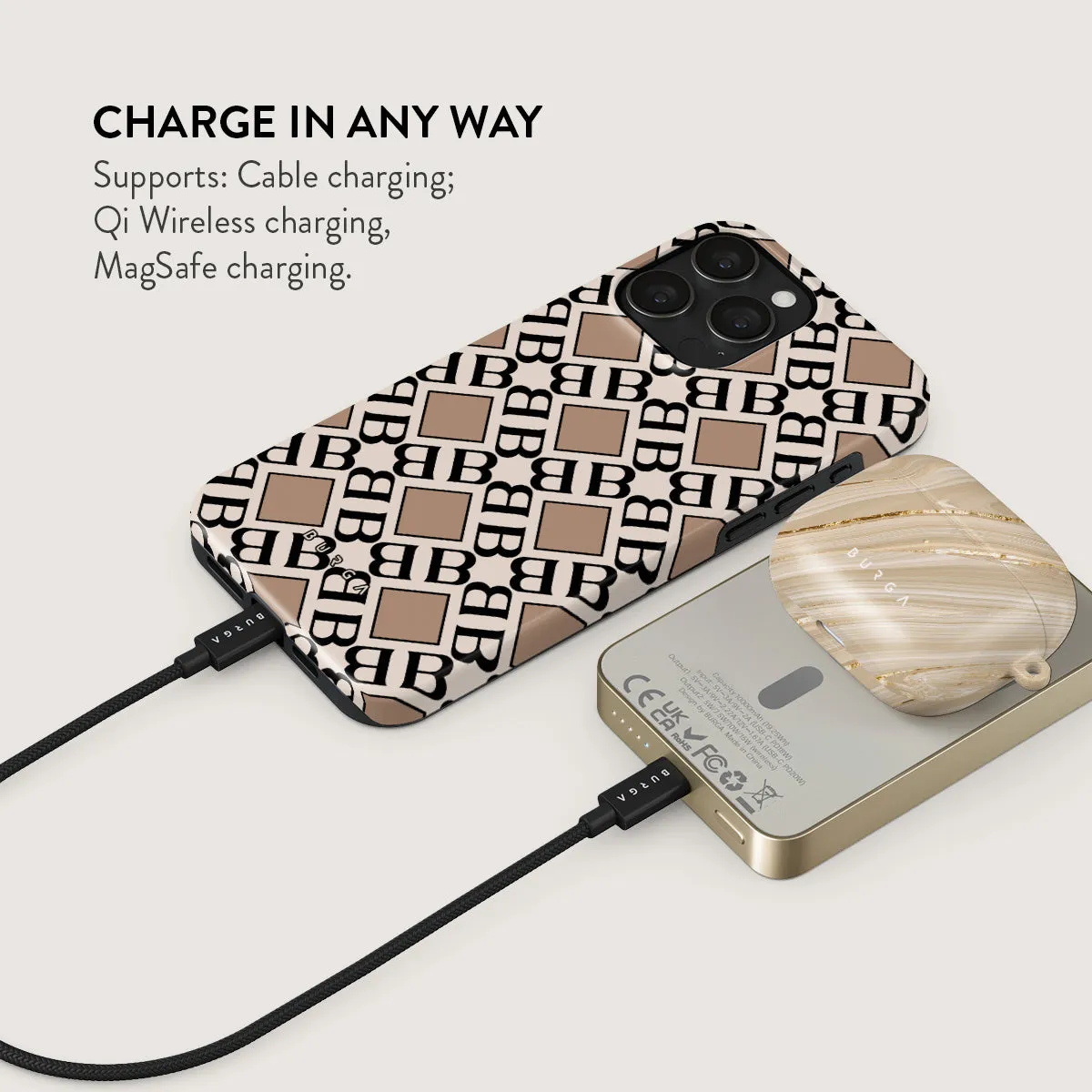 Monogram - Magnetic Power Bank