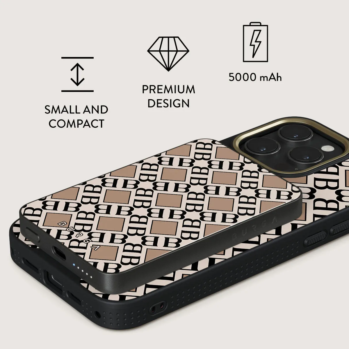 Monogram - Magnetic Power Bank