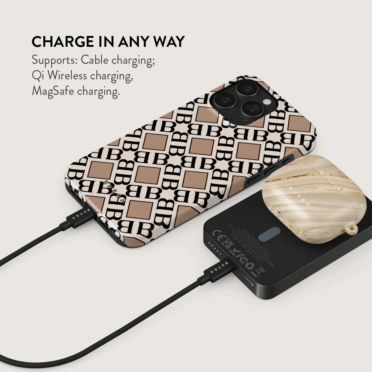 Monogram - Magnetic Power Bank