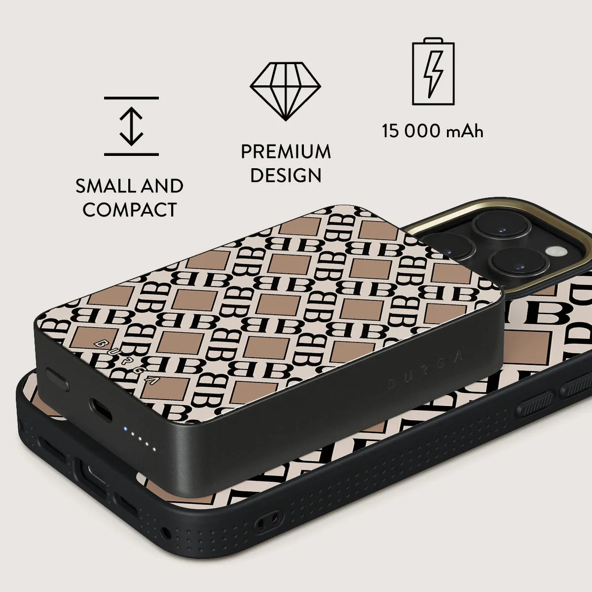 Monogram - Magnetic Power Bank