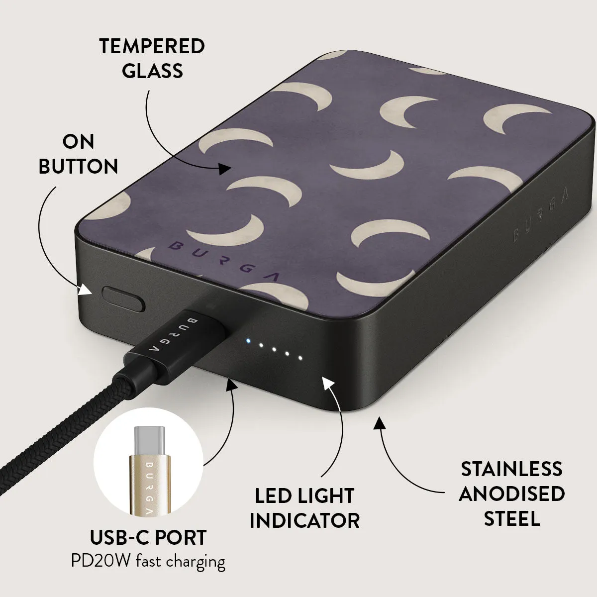 Moonstone - Magnetic Power Bank