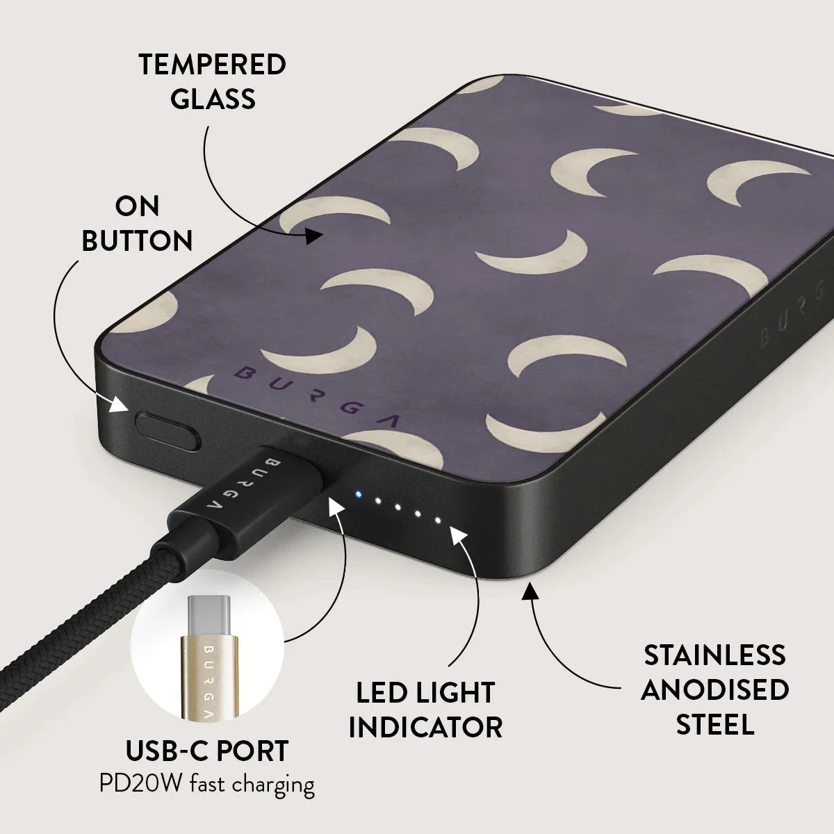Moonstone - Magnetic Power Bank