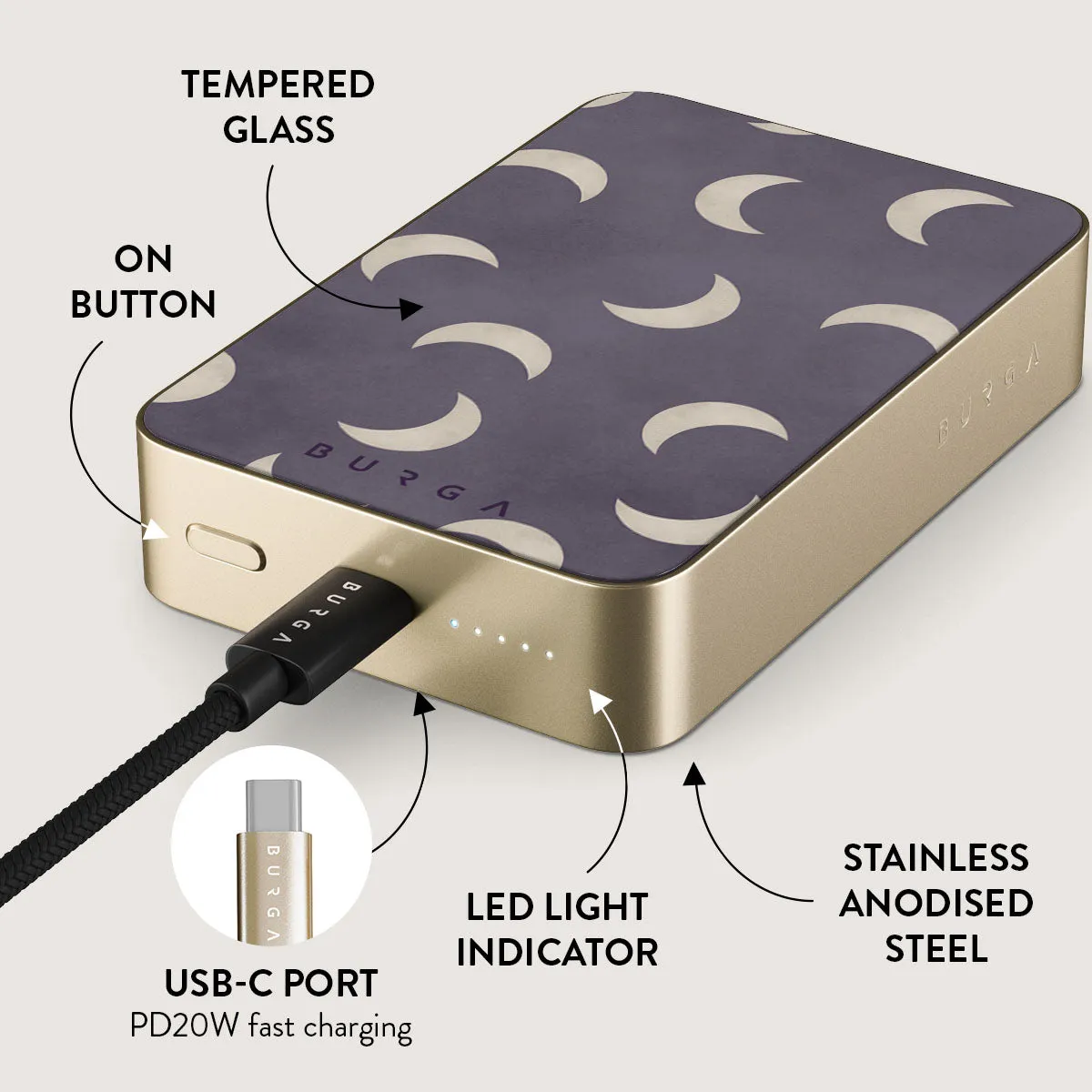 Moonstone - Magnetic Power Bank