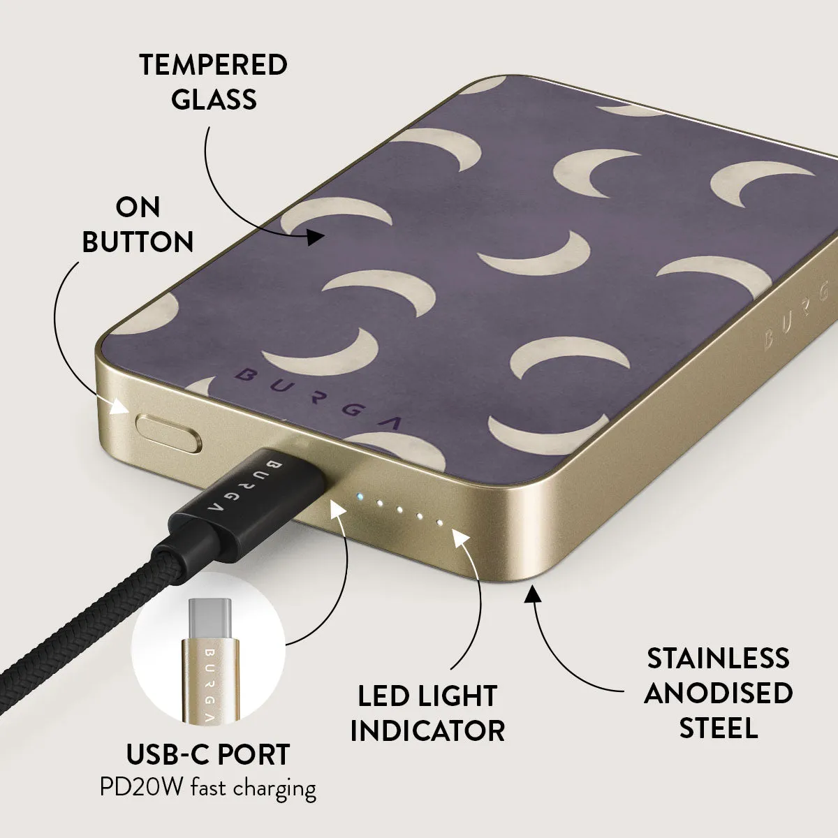 Moonstone - Magnetic Power Bank