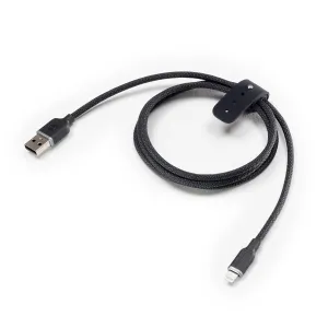 mophie Charge Stream USB-A to Lightning 1m/3ft Silicone Cable - Long-Lasting Braided Cord with Enduraflex, Fast Charge Compatible & 12W Power Delivery