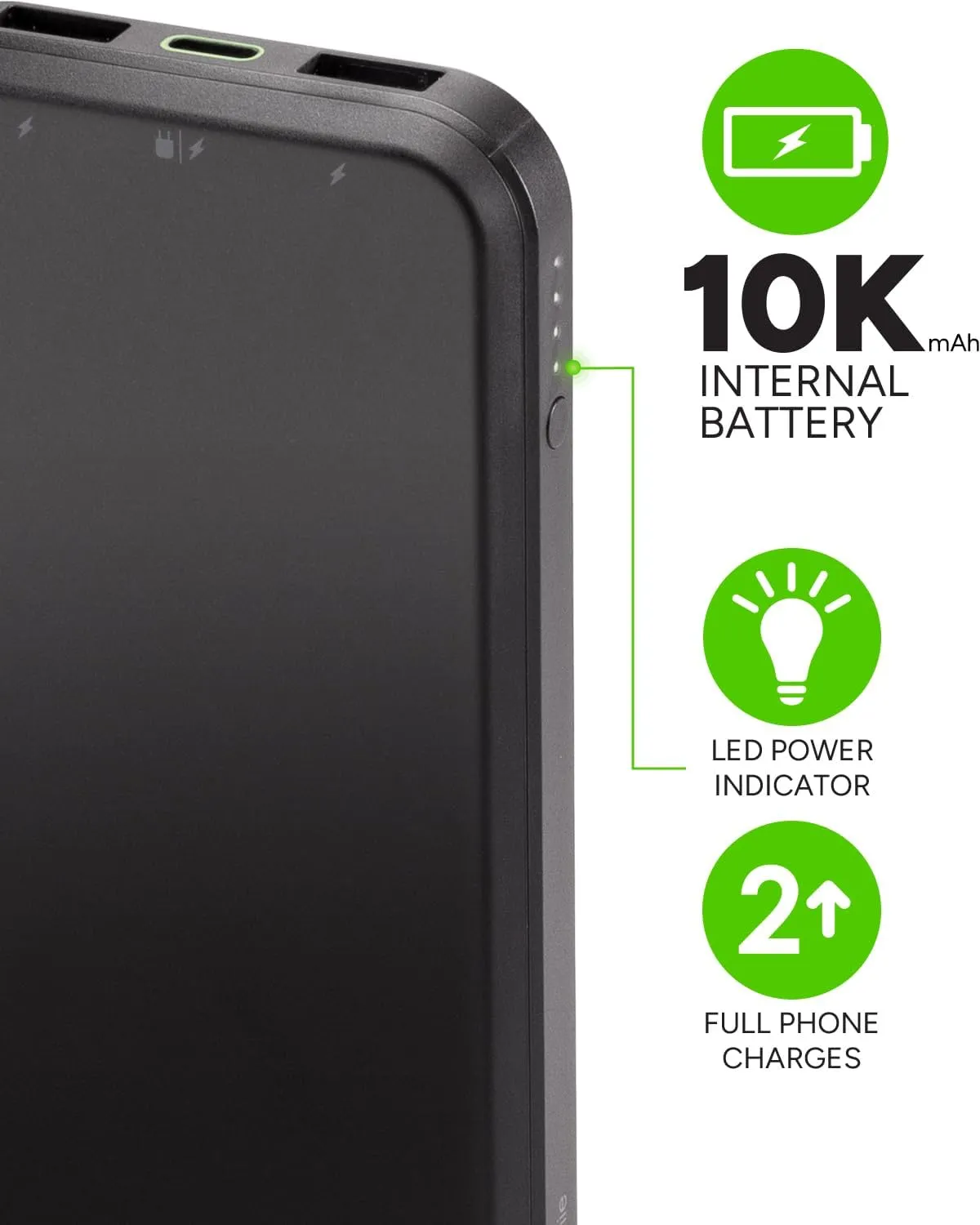 Mophie powerstation prime10 - Portable Power Bank with 10,000mAh Internal Battery, 18W USB-C PD Fast Charging, Charge 3 Devices Simultaneously, LED Power Indicator - Best Mom