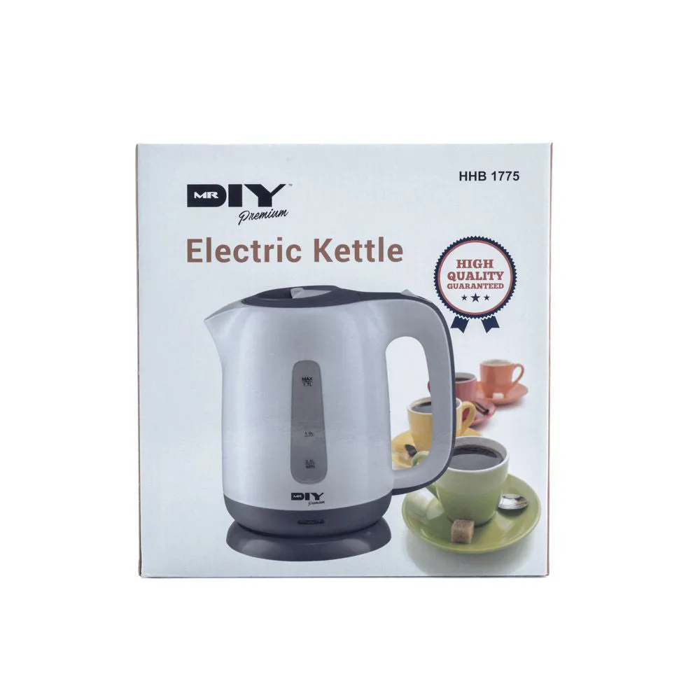 (MR.DIY) Premium Automatic Electric Plastic Kettle (1.7L)