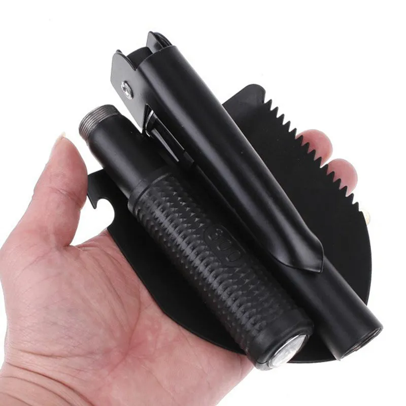 Multi-function Shovel Multi-device compatible Military Adjustable Portable Folding