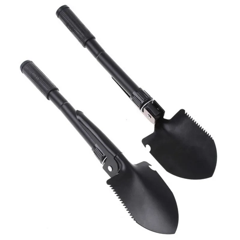 Multi-function Shovel Multi-device compatible Military Adjustable Portable Folding