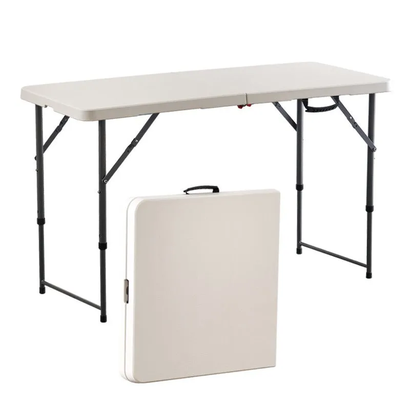 Multi-purpose Foldable Table, Outdoor Indoor Height Adjustable Portable Table, Dining Camping Work Table