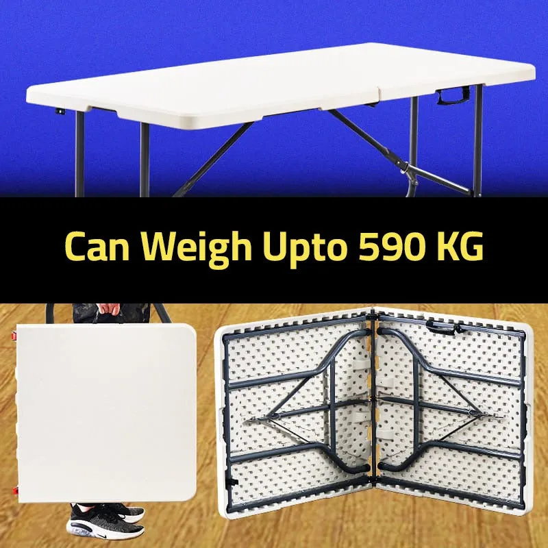 Multi-purpose Foldable Table, Outdoor Indoor Height Adjustable Portable Table, Dining Camping Work Table