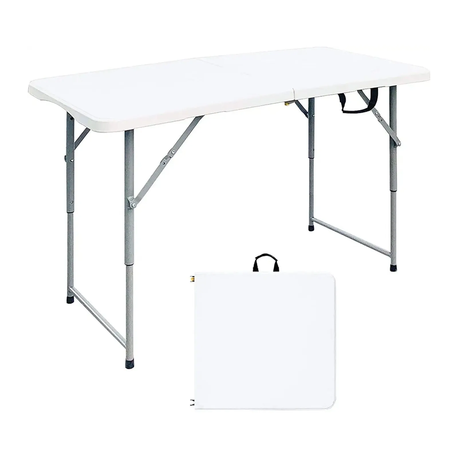 Multi-purpose Foldable Table, Outdoor Indoor Height Adjustable Portable Table, Dining Camping Work Table