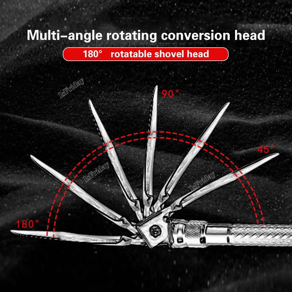 Multifunctional Camping Folding Utility Shovel Outdoor Survival Kit Gardening Tools