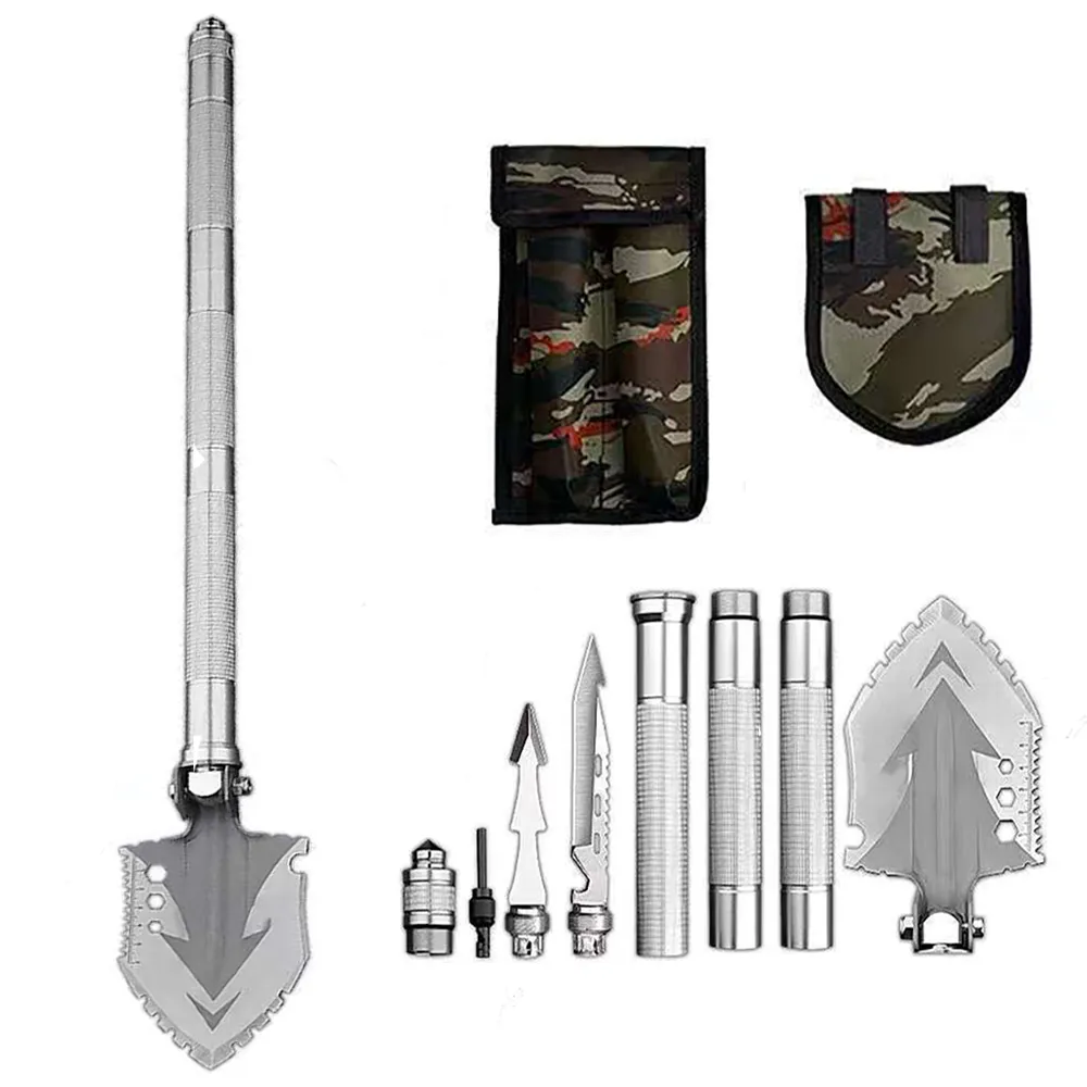 Multifunctional Camping Folding Utility Shovel Outdoor Survival Kit Gardening Tools