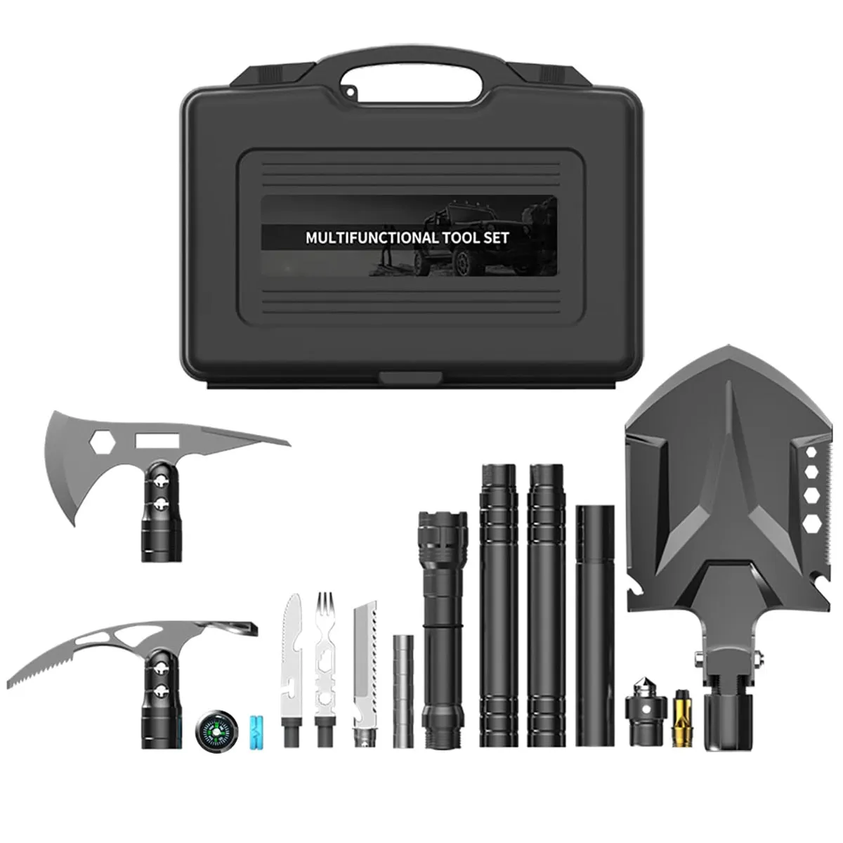 Multifunctional Folding Shovel Kit