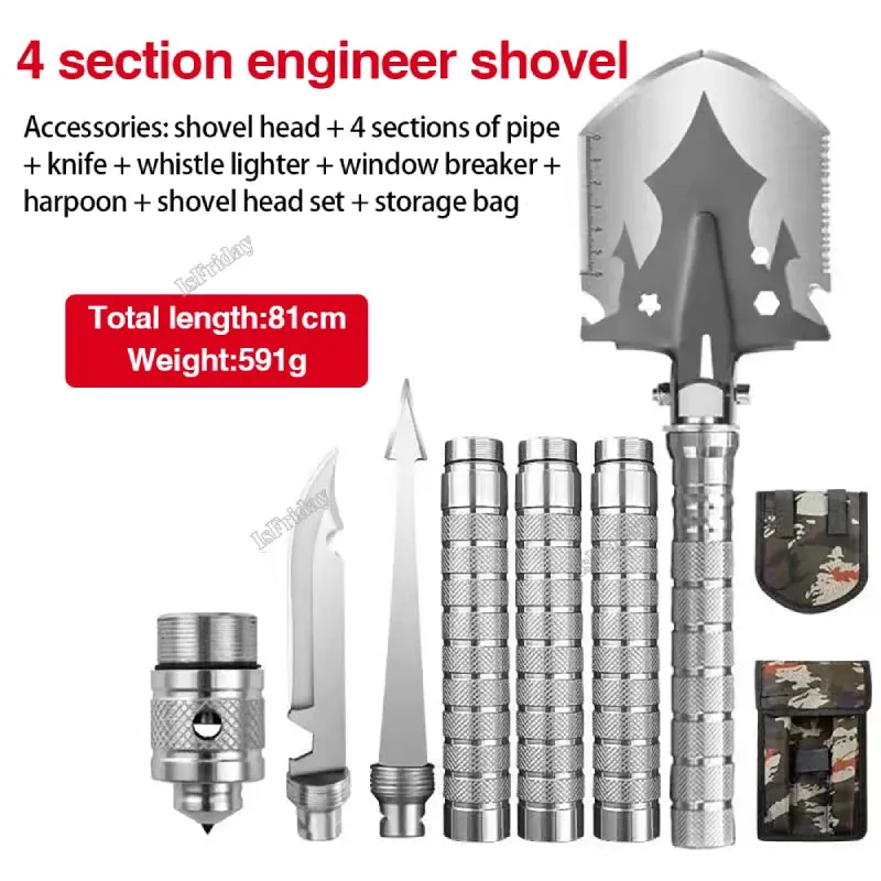 Multifunctional Outdoor Camping Shovel
