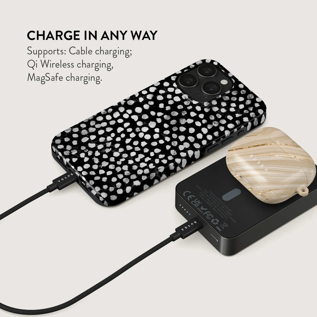 Night Sky - Dotted Magnetic Power Bank