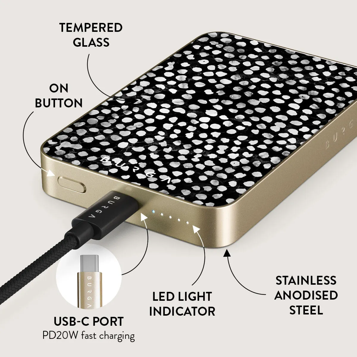 Night Sky - Dotted Magnetic Power Bank