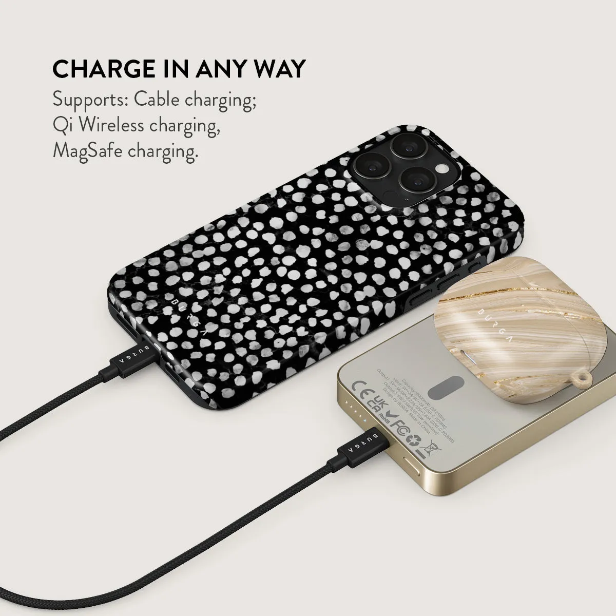 Night Sky - Dotted Magnetic Power Bank