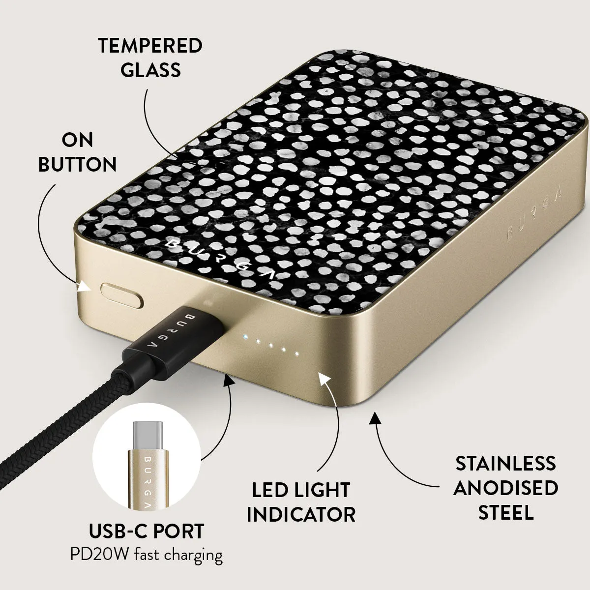 Night Sky - Dotted Magnetic Power Bank