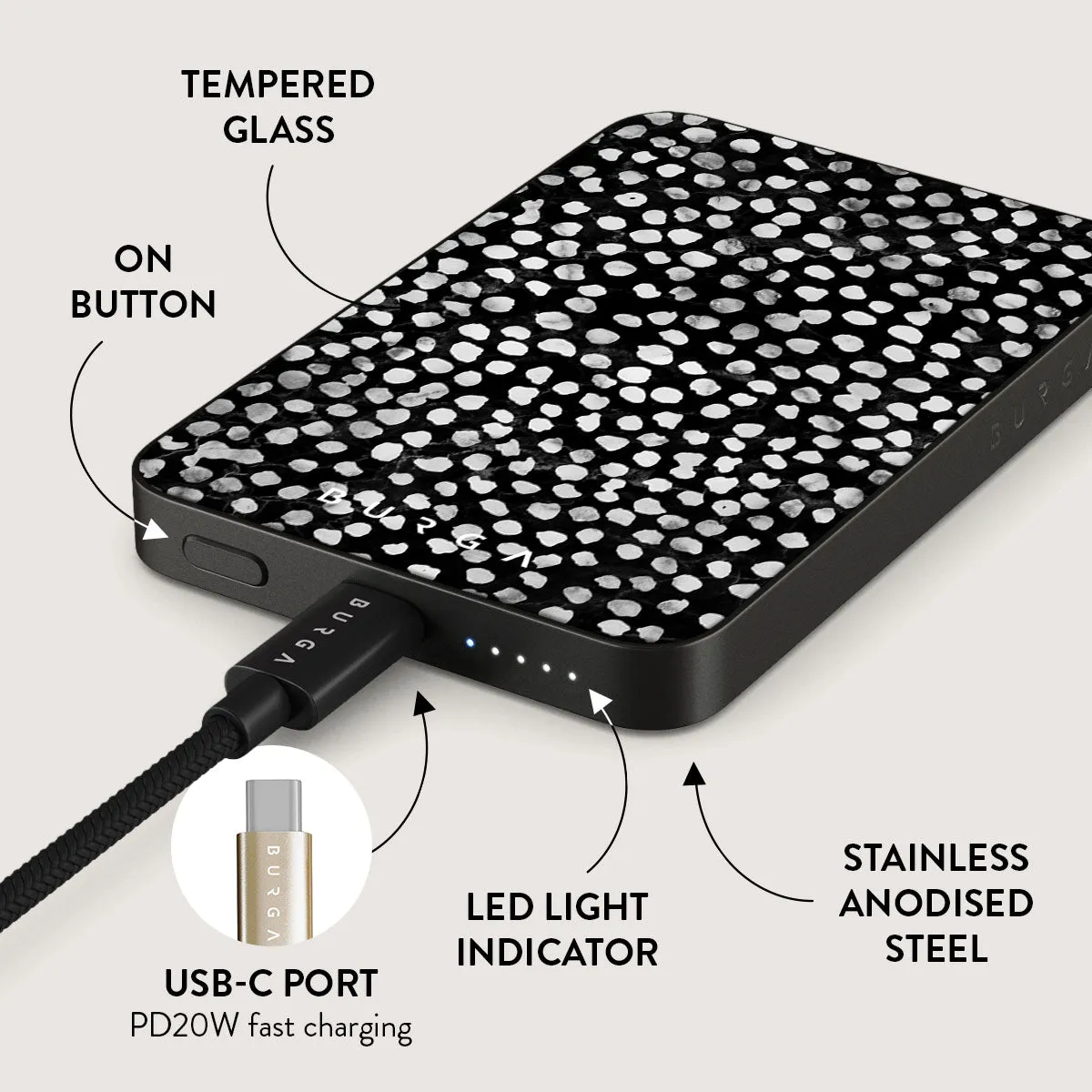 Night Sky - Dotted Magnetic Power Bank