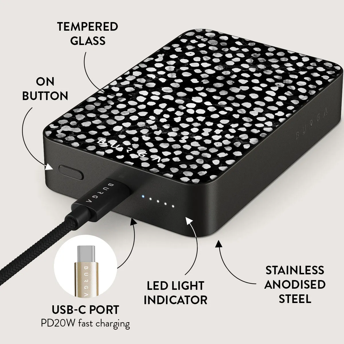 Night Sky - Dotted Magnetic Power Bank