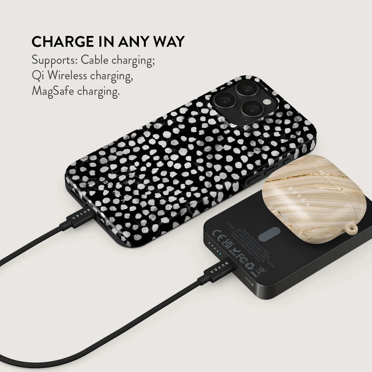 Night Sky - Dotted Magnetic Power Bank