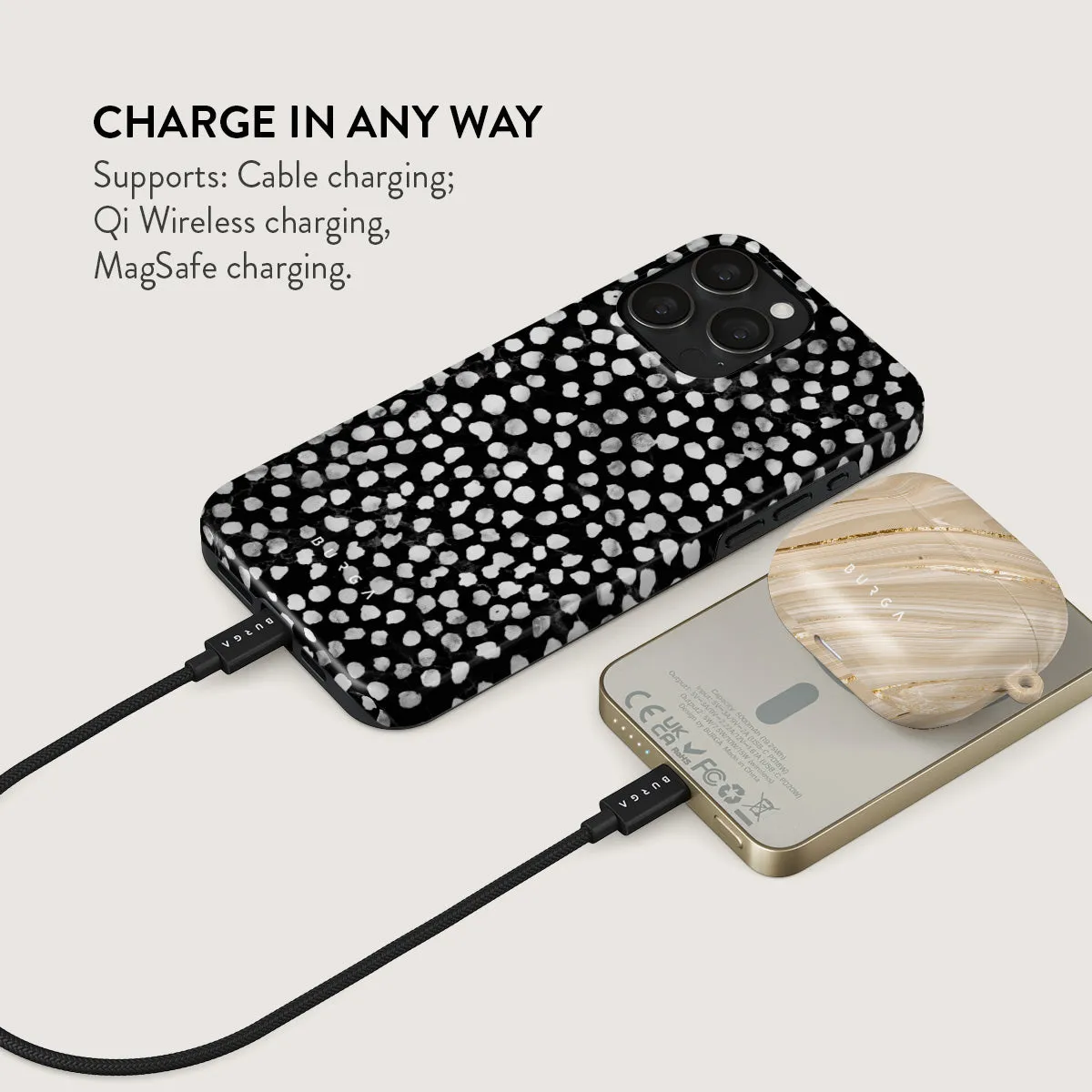 Night Sky - Dotted Magnetic Power Bank