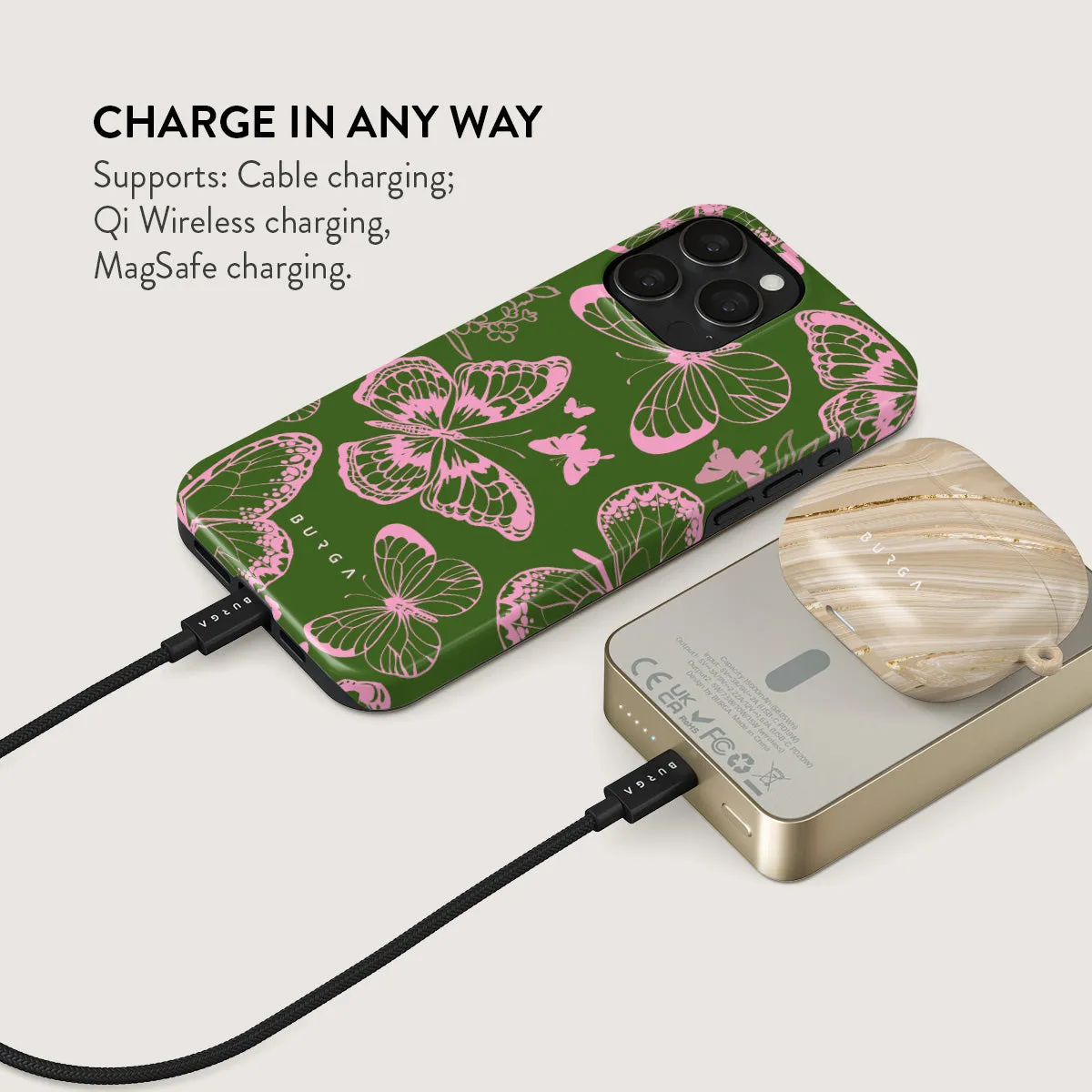 No Regrets - Magnetic Power Bank