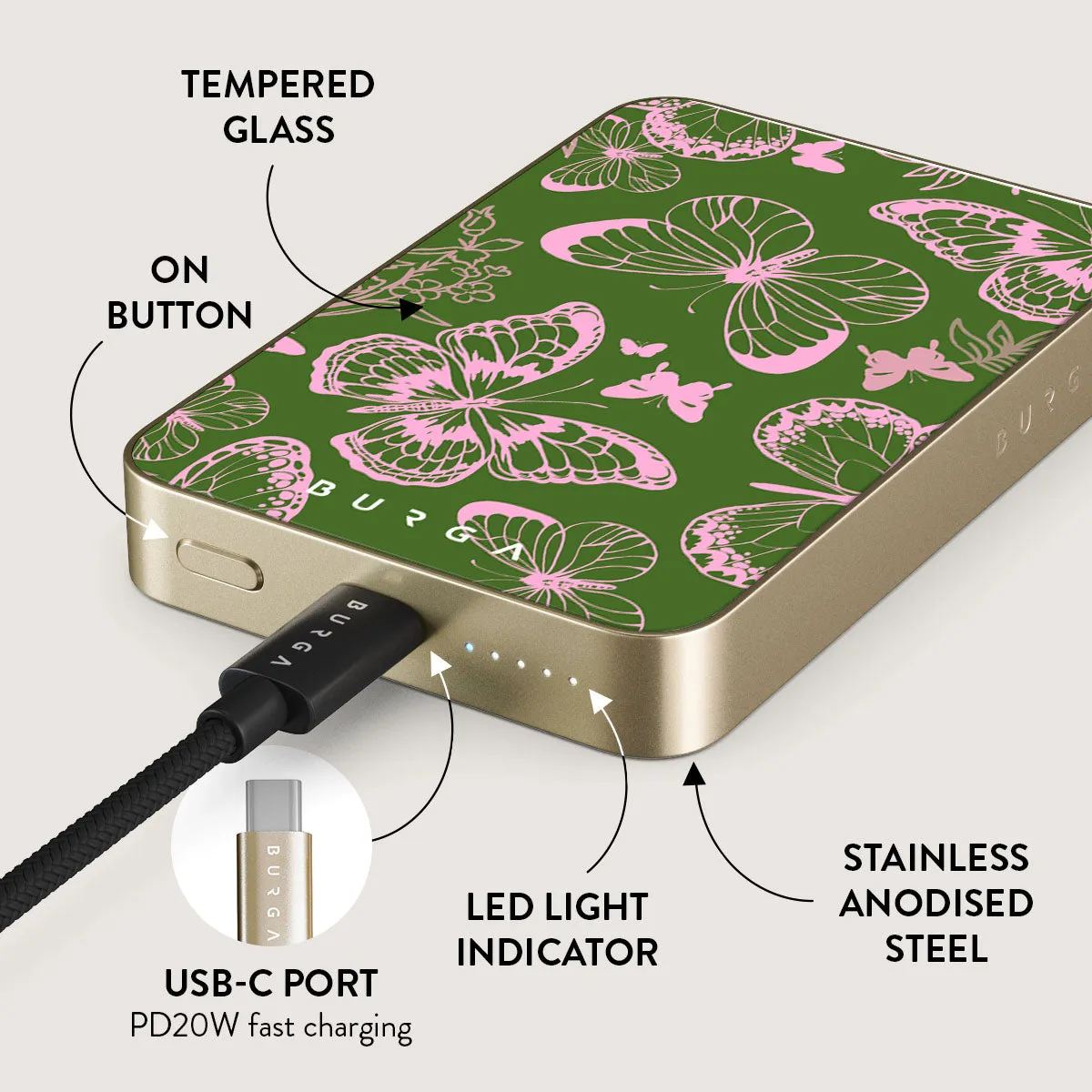 No Regrets - Magnetic Power Bank