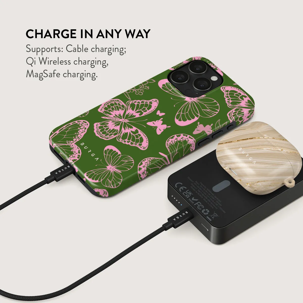 No Regrets - Magnetic Power Bank