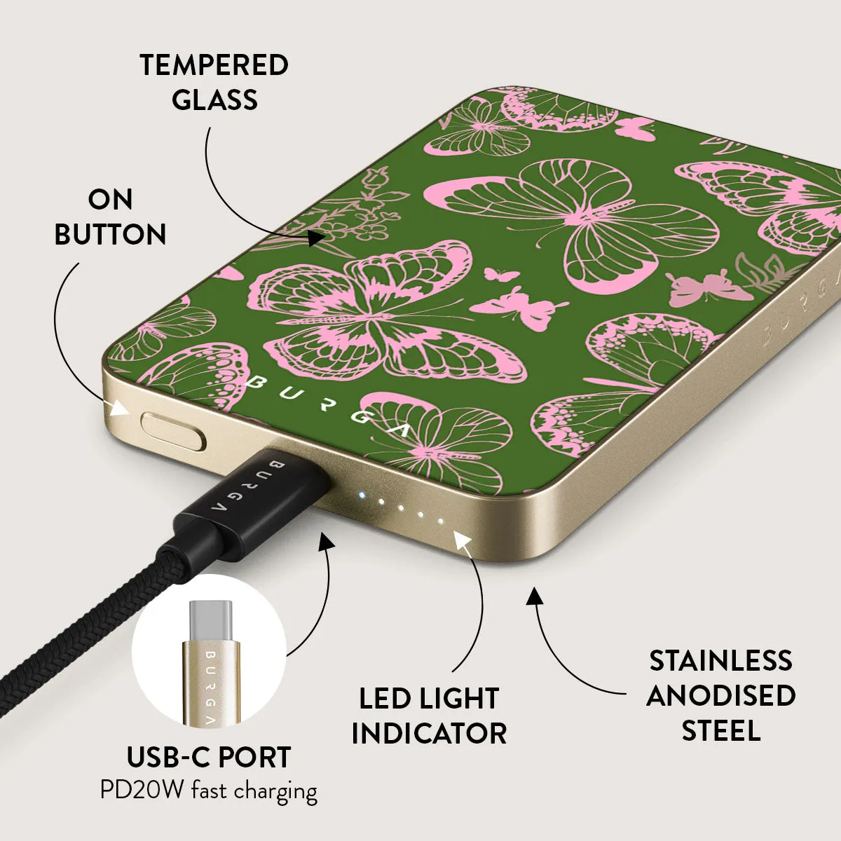 No Regrets - Magnetic Power Bank